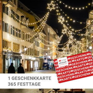 Die Geschenkkarte der Jungen Altstadt Winterthur